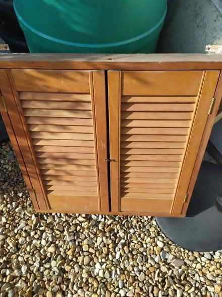 Photo of free Dart board in cabinet (Liss GU33) #2