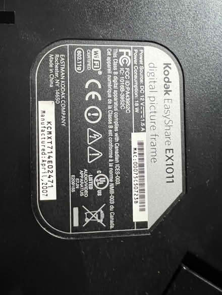 Photo of free Kodak Electronic Photo Frame (Bothell - Canyon Park) #4
