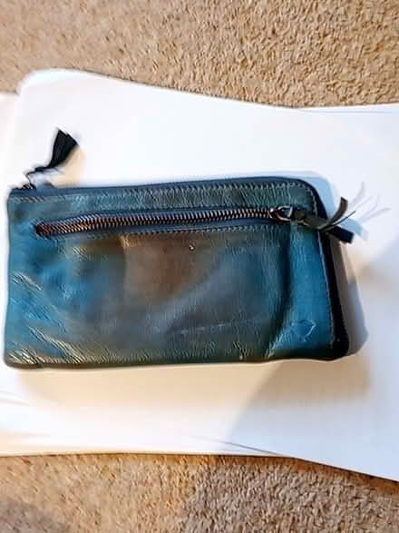 Photo of free Blue leather purse (Harrogate HG2) #1