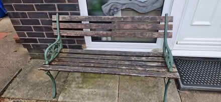 Photo of free Garden bench (Belvidere SY2) #1