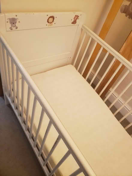 Photo of free White cot/cot bed (CH49) #2