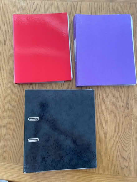 Photo of free 2 ring binders and 1 lever arch file with poly pockets (Hellesdon NR6) #2