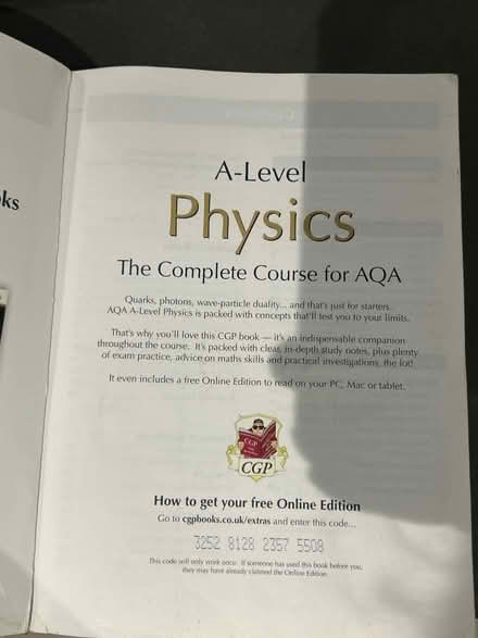Photo of free Books-AQA, GCSE (Alwoodley) #4