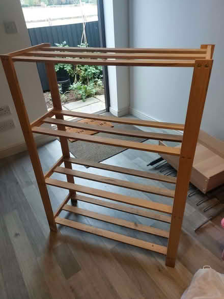 Photo of free Wooden shelves (Willington MK44) #1