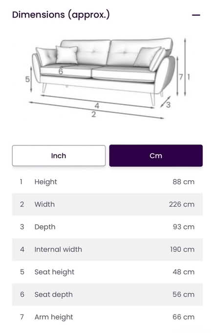 Photo of free FCUK Zinc sofa (Bradford on Avon, BA15) #2
