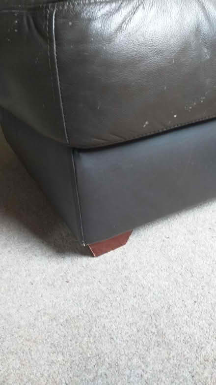 Photo of free Brown footstool/poof (Ainthorpe YO21) #2