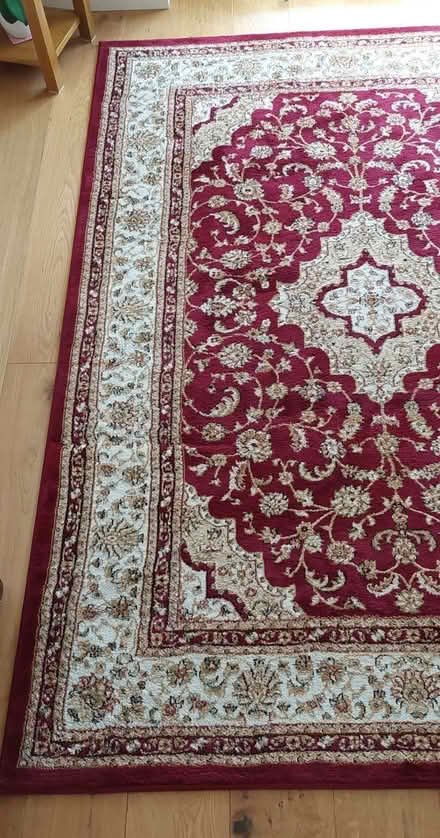 Photo of free 2 x Dunelm Red Rugs both 160 x 230cm (Old Town SG1) #1