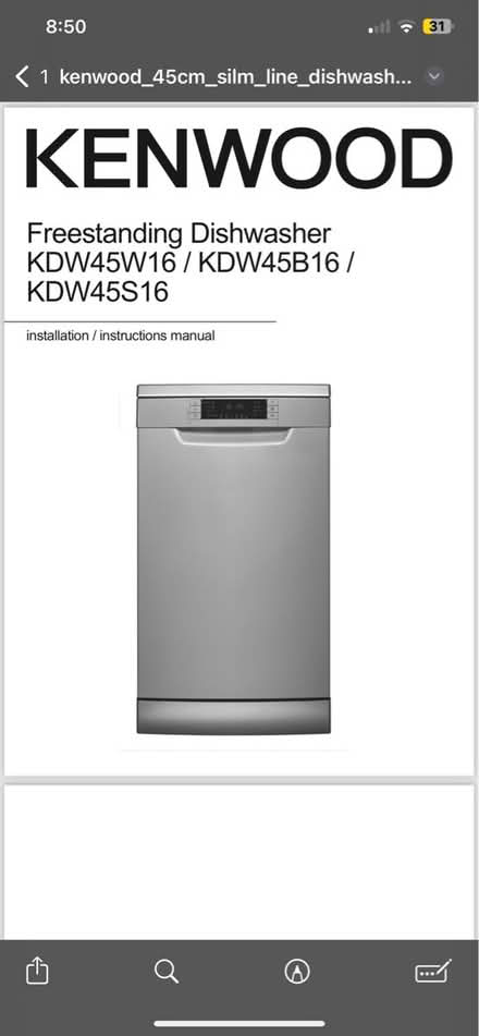 Photo of Dishwasher Upper and Lower Baskets (Stevenage SG1) #2