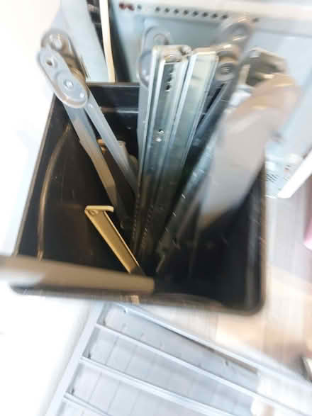 Photo of free Ikea drawer (missing front), rails and trousers hanger (Willington MK44) #1