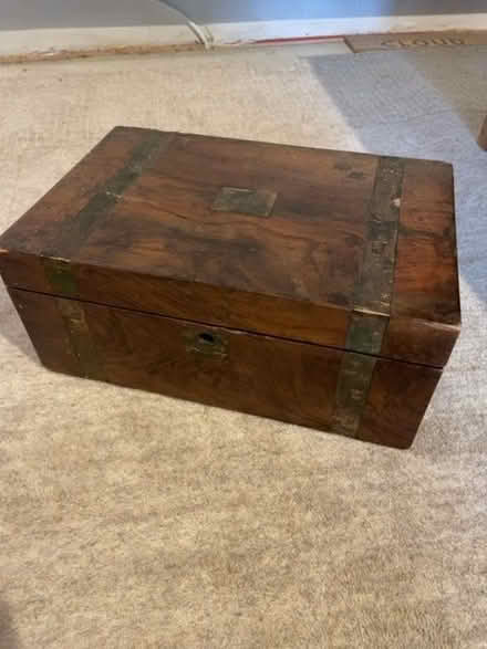 Photo of free Old wooden writing box for renovation (Maulds Meaburn CA10) #1