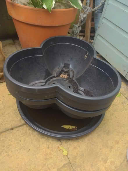 Photo of free 4 tier plastic planter and saucer (Deddington OX15) #1