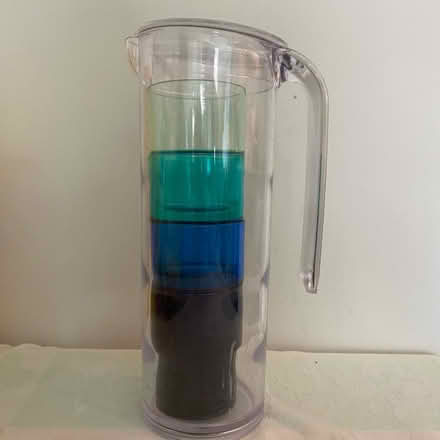 Photo of free Plastic pitcher and cup set (Bethesda, MD) #1