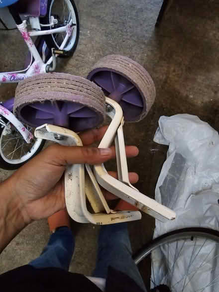 Photo of free Kids bike side support (Kidlington) #1