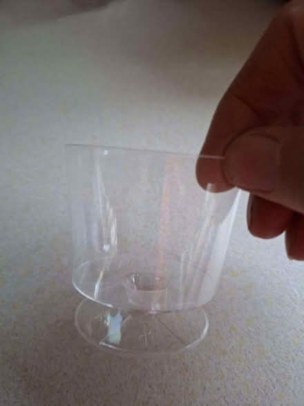 Photo of free Stemmed plastic wine 'glass' (Hoddesdon EN11) #1