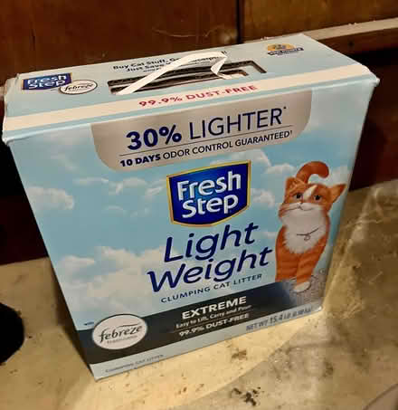 Photo of free Unopened box of kitty litter (Tenleytown) #1