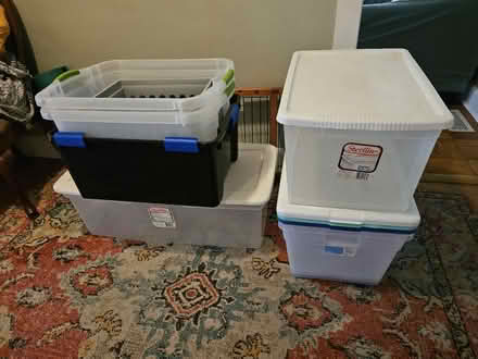 Photo of free Plastic Storage Bins - assorted (Near 22nd Ave N and 4th Street) #1