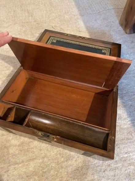 Photo of free Old wooden writing box for renovation (Maulds Meaburn CA10) #3