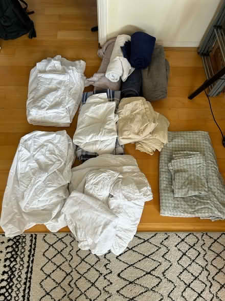 Photo of free Assorted duvets sets and towels (SW17 Tooting Bec) #1