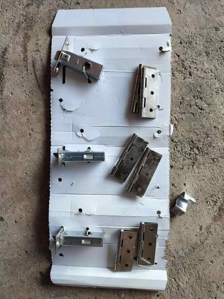 Photo of free Set of hinges, door bits (Bramcote, Nottingham) #1