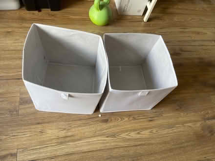 Photo of free Collapsing white storage cubes (CT5) #1