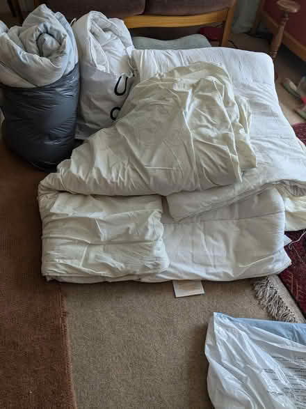 Photo of free 6 X single duvets, winter weight (Thongsbridge) #1