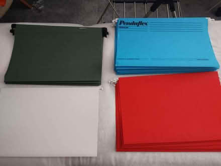 Photo of free Foolscap suspension files - assorted colours (Baldock SG7) #1