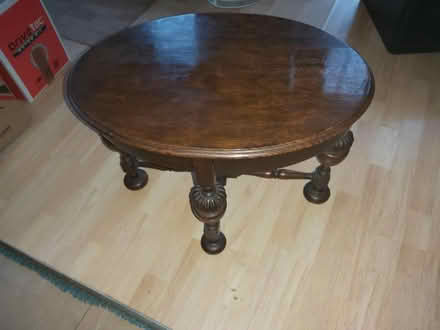Photo of free Small antic coffee table (Near Kingsbury) #2