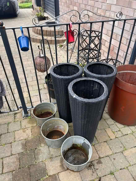 Photo of free Black Rattan Plant holders (Alva FK12) #3