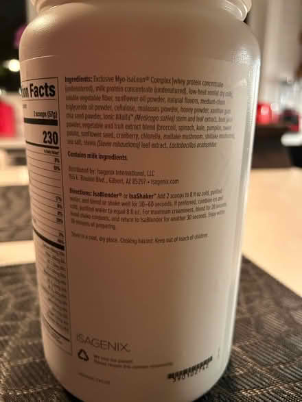 Photo of free Isalean Whole Blend protein shake (Swansea) #4