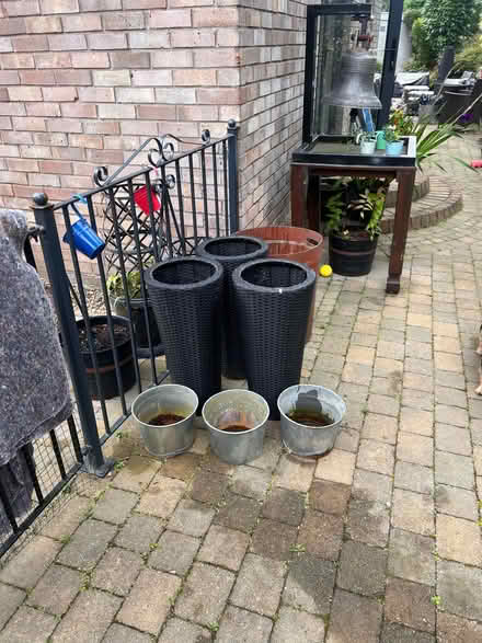Photo of free Black Rattan Plant holders (Alva FK12) #2