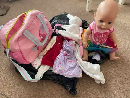Photo of free Baby Born bundle (Gainsborough, Ipswich, IP3) #1