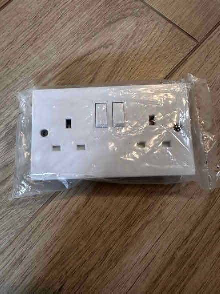 Photo of free Double socket plate/cover (Warfield, Bracknell, RG42) #1