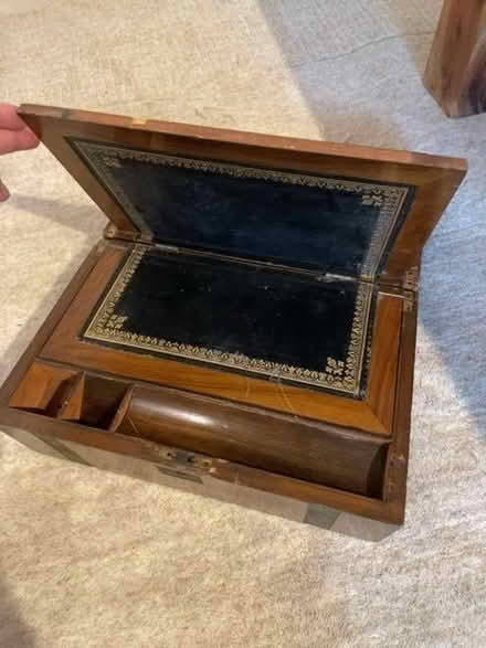 Photo of free Old wooden writing box for renovation (Maulds Meaburn CA10) #2
