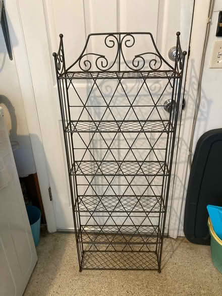 Photo of free Tall metal rack (Pembroke Pines) #1