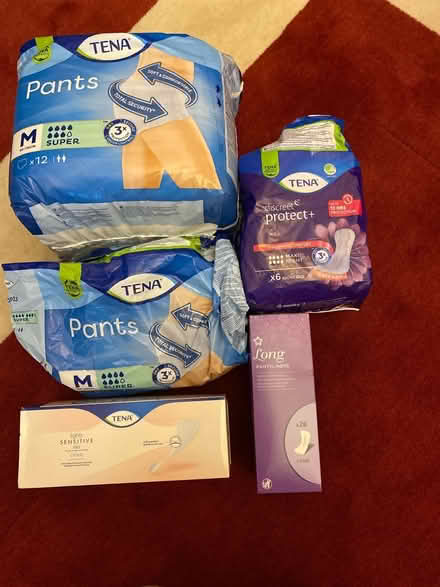 Photo of free Tena pants and pantyliners (Crawley RH11) #1