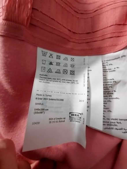 Photo of free IKEA Sanela pink 250 x 140cm, pair (Buckhurst Hill IG9) #2