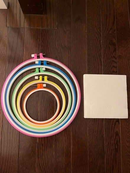 Photo of free Plastic embroidery hoop set (Burleigh Manor Neighborhood) #1