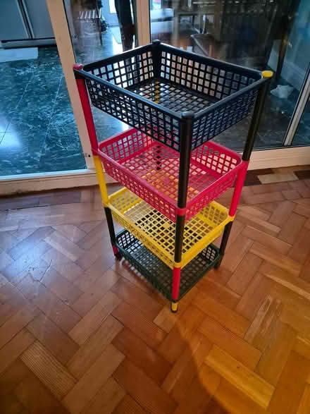 Photo of free 4 tier plastic basket trolley (TW3 Hounslow Central) #1