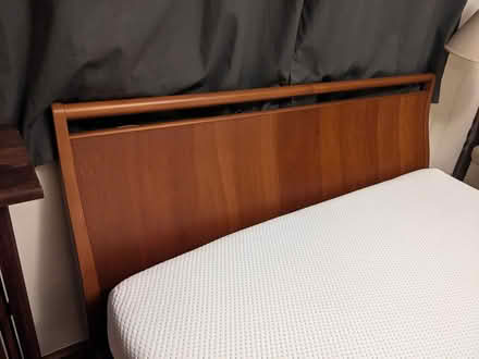 Photo of free Cherry sleigh bed (Takoma Park, MD) #2