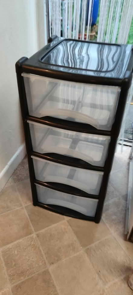 Photo of free Plastic storage unit/drawers (Congleton CW12) #1