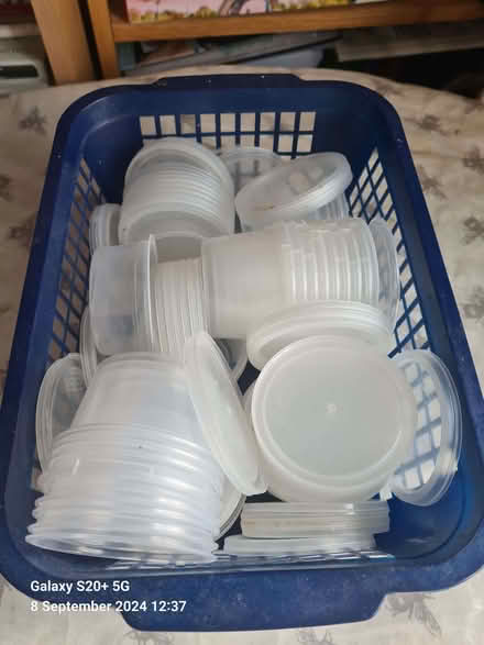 Photo of free Small plastic tubs (West Oxfordshire OX28) #1