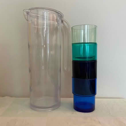 Photo of free Plastic pitcher and cup set (Bethesda, MD) #3