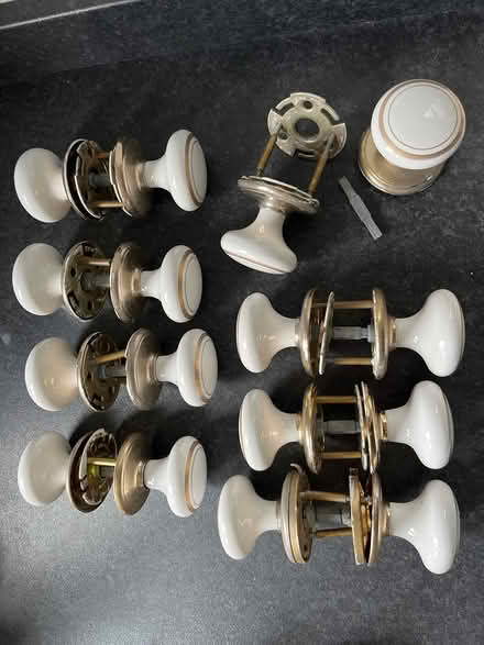 Photo of free 8 pairs round internal door knobs (Denvilles, near Havant) #1