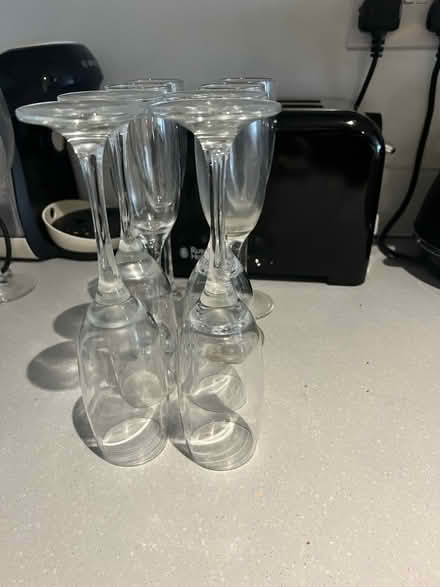 Photo of free 8 champagne glasses (Shepherd’s bush) #1