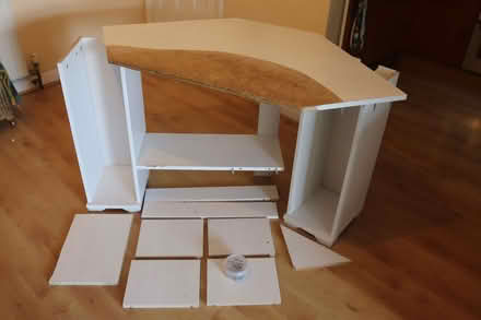Photo of free Ikea BORGSJO Corner Desk, White (The Nurserylands TW12) #4