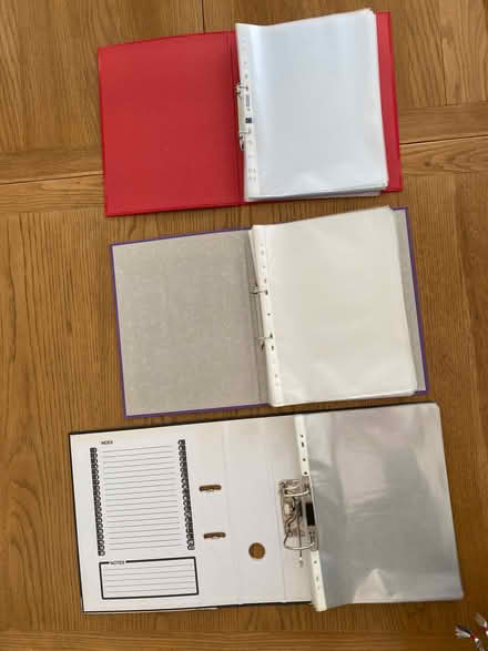 Photo of free 2 ring binders and 1 lever arch file with poly pockets (Hellesdon NR6) #3