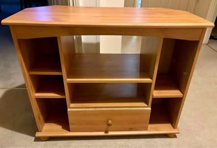 Photo of free Wooden TV stand with drawer (BN16) #1