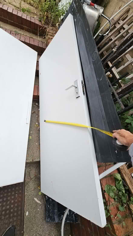 Photo of free Interior fire door_used_76cm w x 187cm h. (Jericho OX1) #2