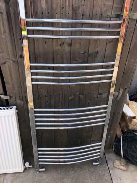 Photo of free Chrome towel rail 600 x 1600mm (Central Liverpool L1) #1