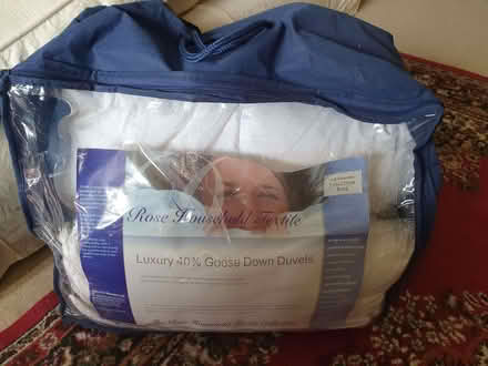 Photo of free UNUSED: King sized duvet (Warden Hill GL51) #1
